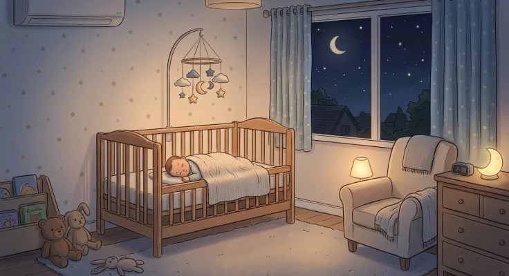 Aire Acondicionado y Bebé: Cómo Usarlo de Forma Segura al Dormir