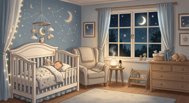 Aromaterapia para Bebés: Aceites Esenciales Seguros para Dormir