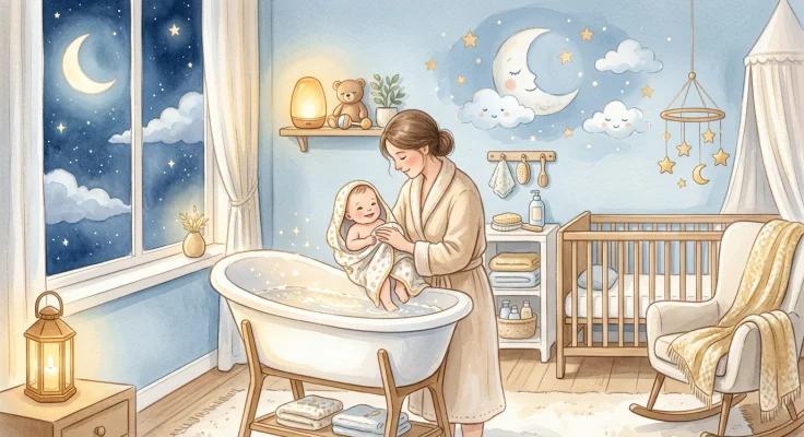 Baño Relajante para Bebé Antes de Dormir: Trucos y Consejos